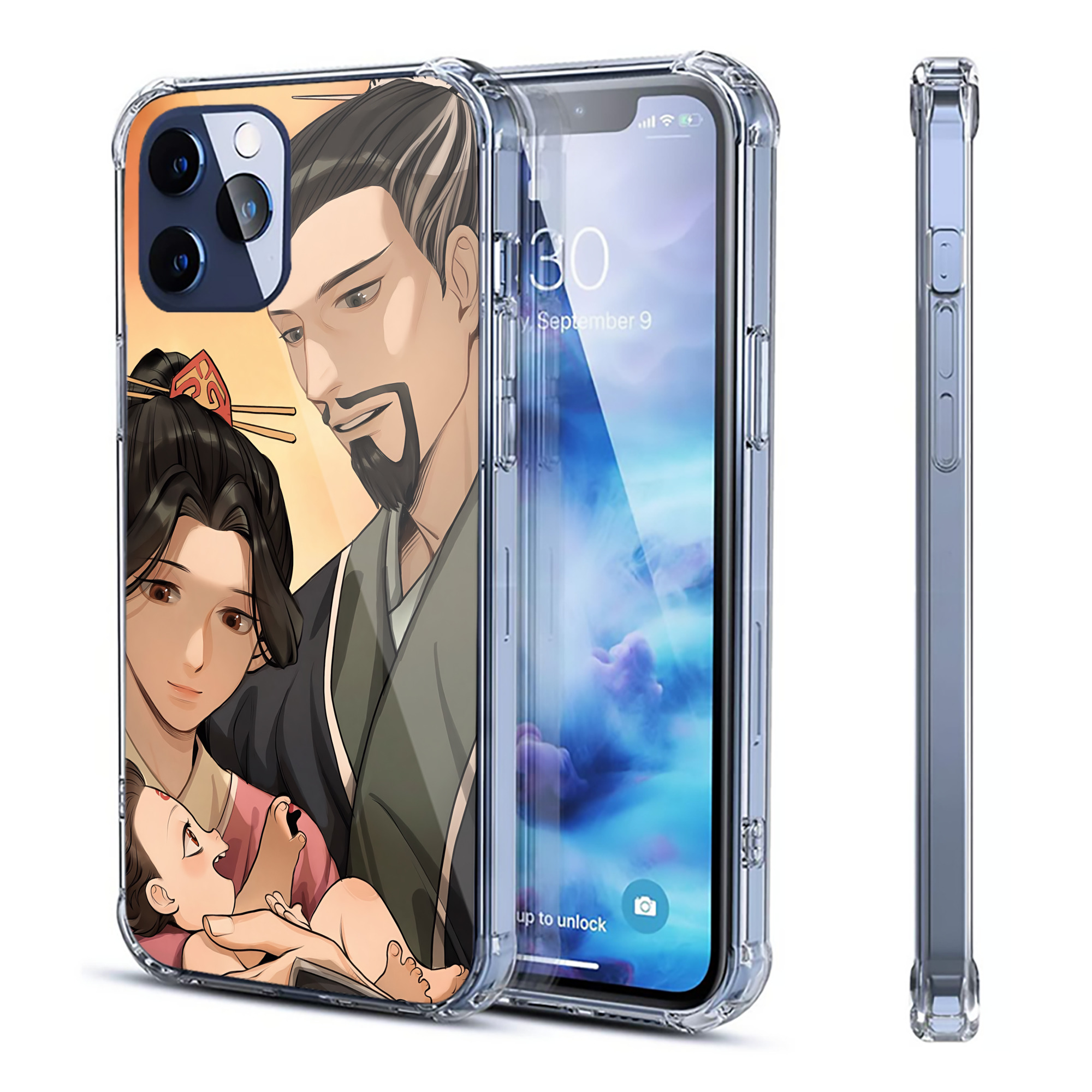 （画像用） Ne Zha 2 ナタ 魔童の大暴れ 【iPhone 12シリーズ対応】透明スマホケース（クリアソフトケース）